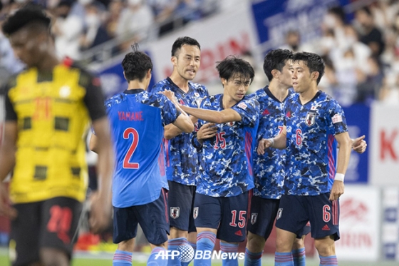 일본 축구대표팀 선수들. /AFPBBNews=뉴스1