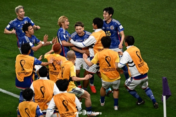 일본 축구 대표팀 선수들. /AFPBBNews=뉴스1