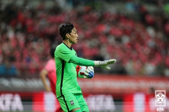 대한민국 축구대표팀 골키퍼 김승규. /사진=대한축구협회