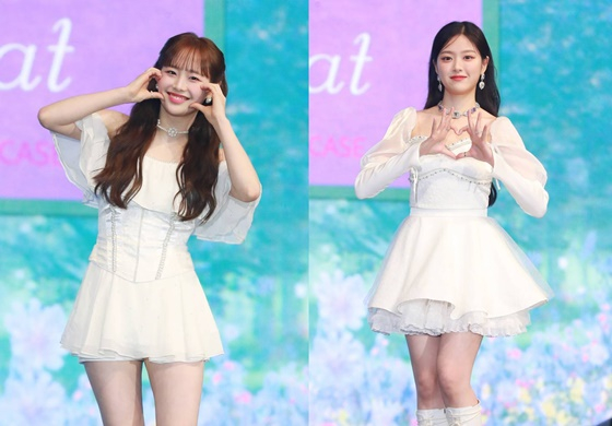이달의 소녀 츄(왼쪽), 현진 / 사진=이동훈 기자 photoguy@