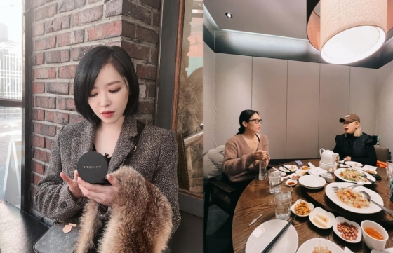 가인, 미료, 제아 /사진=미료 인스타그램 
