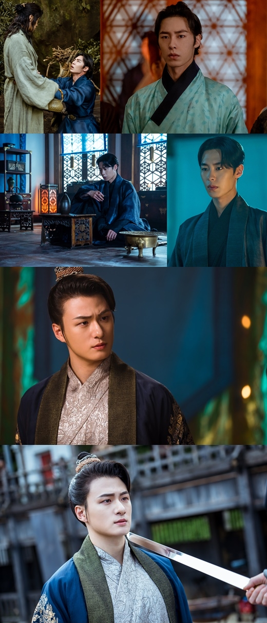 tvN 새 토일드라마 '환혼: 빛과 그림자'의 이재욱, 신승호./사진=tvN '환혼: 빛과 그림자'
