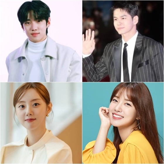 박재찬(왼쪽위부터 시계방향), 옹성우, 박세완, 조윤서 /사진=스타뉴스, 롯데엔터테인먼, HB엔터테인먼트