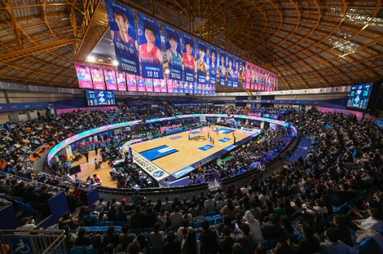 만원 관중 속 여자프로농구 올스타전이 열린 8일 인천도원체육관 전경. /사진=WKBL