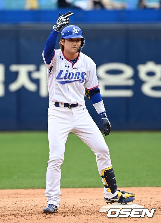 삼성 라이온즈 시절 김상수의 모습