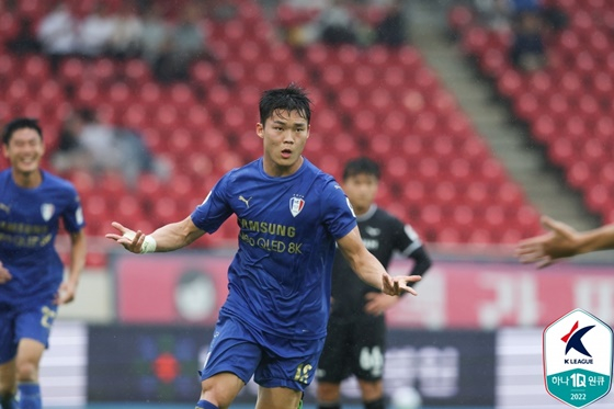 오현규. /사진=한국프로축구연맹 제공