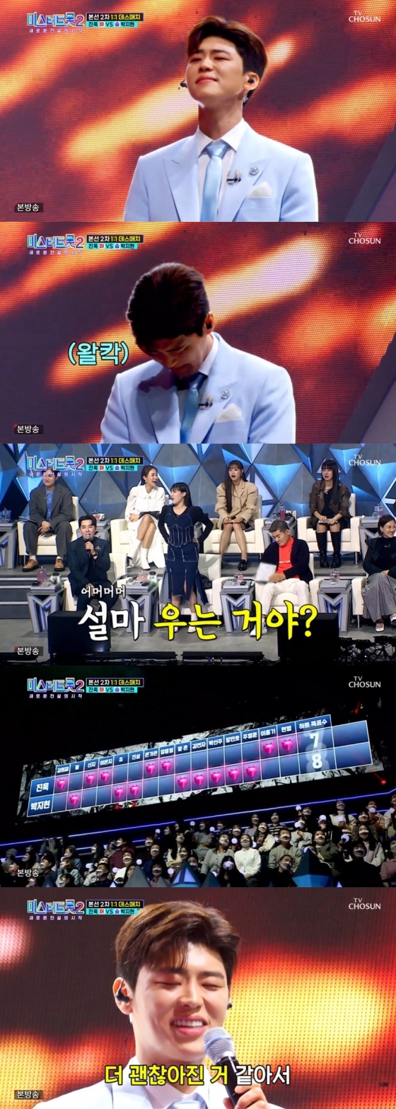/사진=TV조선 &#039;미스터트롯2-새로운 전설의 시작&#039; 방송화면
