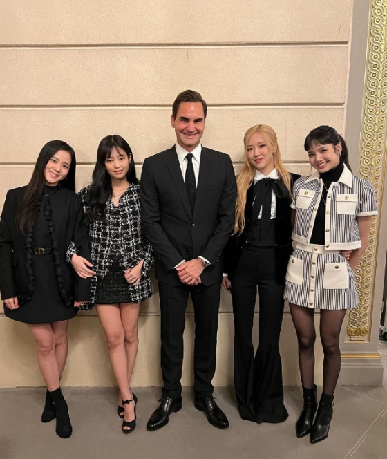 로저 페더러, 블랙핑크 /사진=인스타그램