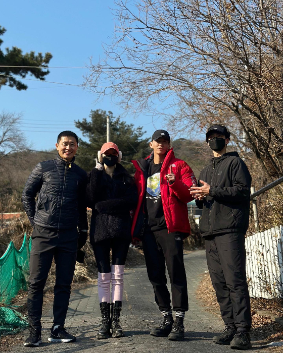 이영표, 윤세아, 션, 박보검./사진=션 인스타그램