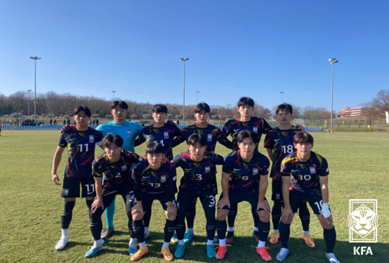U-17 대표팀. /사진=대한축구협회 제공