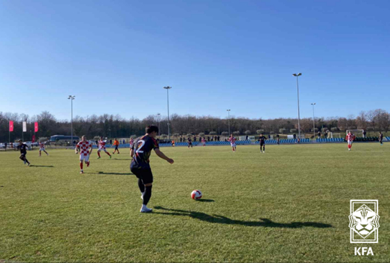 U-17 대표팀 경기. /사진=대한축구협회 제공