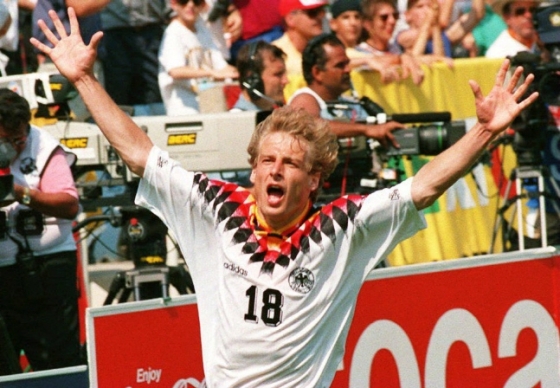 1994 미국 월드컵에서 한국전 멀티골을 작렬했던 클린스만. /사진=AFPBBNews=뉴스1