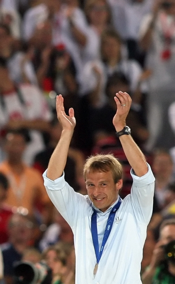 2006 독일 월드컵에서 독일을 3위에 올려놓은 클린스만 감독. /사진=AFPBBNews=뉴스1