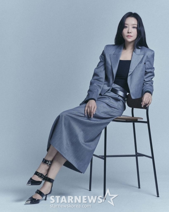 넷플릭스 오리지널 드라마 &#039;더 글로리&#039;의 배우 차주영이 15일 오전 진행된 인터뷰를 위해 포즈를 취하고 있다. /사진제공=넷플릭스 2023.03.15 /사진=이동훈 기자 photoguy@