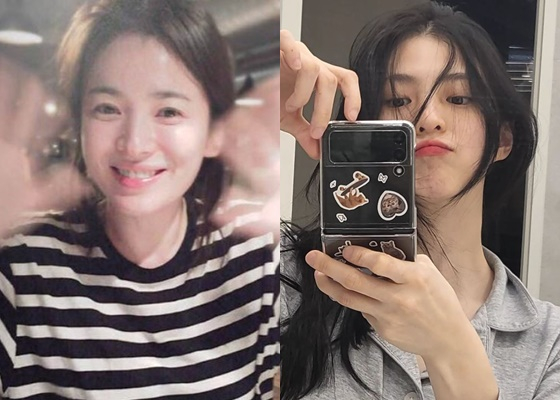 배우 송혜교(왼쪽), 한소희 /사진=송혜교, 한소희 인스타그램