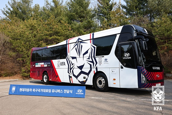 대한축구협회 새 버스. /사진=대한축구협회 제공