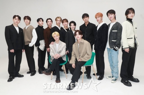 그룹 세븐틴 AAA인터뷰 /사진=이동훈 기자 photoguy@