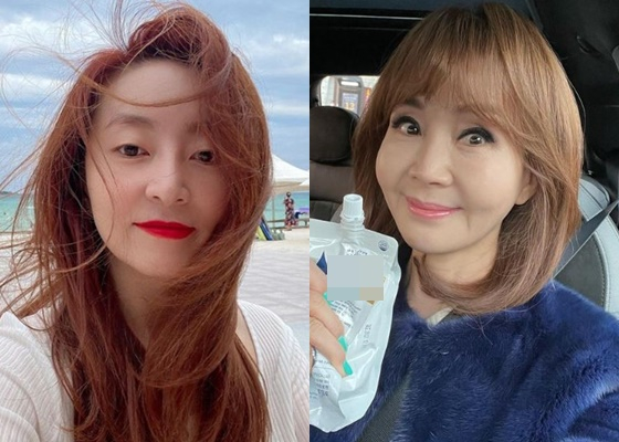정윤정(왼쪽), 유난희 /사진=인스타그램