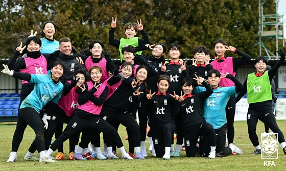 대한민국 여자축구대표팀. /사진=대한축구협회 제공