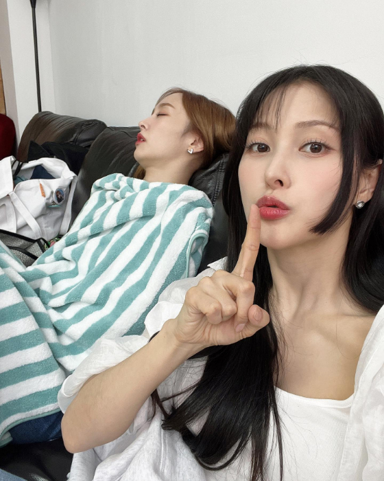 카라 허영지, 박규리./사진=박규리 인스타그램