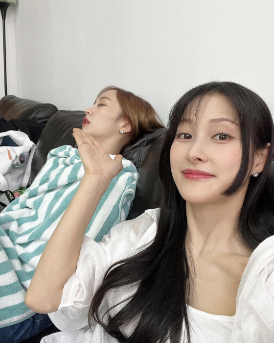 카라 허영지, 박규리./사진=박규리 인스타그램
