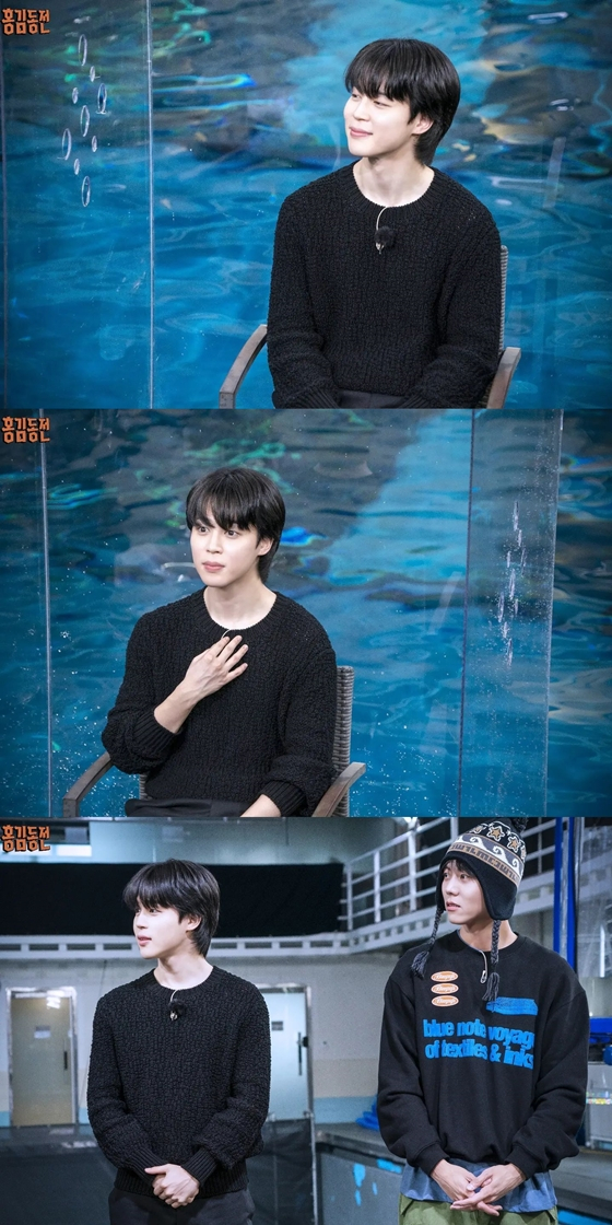 방탄소년단 지민이 KBS 2TV &#039;홍김동전&#039;에 출연한 모습./사진=KBS 2TV &#039;홍김동전&#039; 공식 SNS