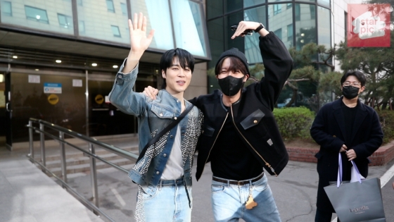 방탄소년단 지민(왼쪽)과 제이홉 /사진=임성균 기자