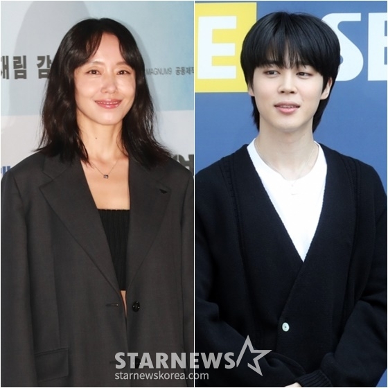 전도연(왼쪽)과 지민 /사진=스타뉴스 
