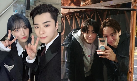 문수아, 고 문빈, 승관 / 사진=빌리, 승관