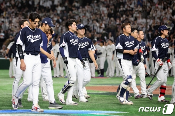 2023 WBC 대회에 출전했던 한국 야구 대표팀 선수들.(사진 속 인물은 기사의 특정 내용과 관련 없음) /사진=뉴스1