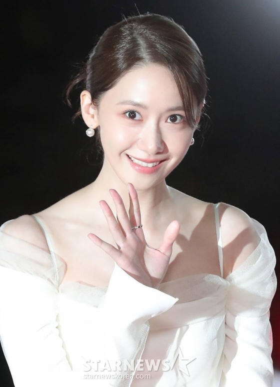 배우 임윤아가 26일 오후 서울 영등포구 여의도동 KBS홀에서 열린  42회 청룡영화상에 참석하고 있다. 2021.11.26 /사진=김창현 기자 chmt@