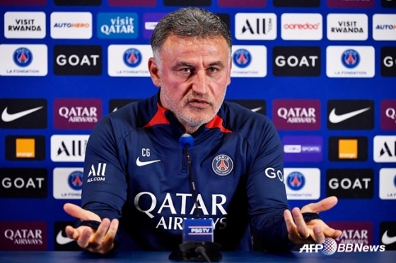 크리스토프 갈티에 PSG 감독. /AFPBBNews=뉴스1