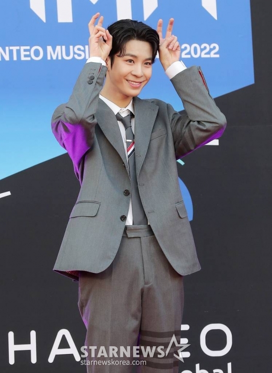 그룹 블랭키가 10일 오후 서울 송파구 잠실종합운동장 실내체육관에서 진행된 &#039;30주년 한터뮤직어워즈 2022&#039; 레드카펫에 참석해 포즈를 취하고 있다. 2023.02.10 /사진=김창현 기자 chmt@