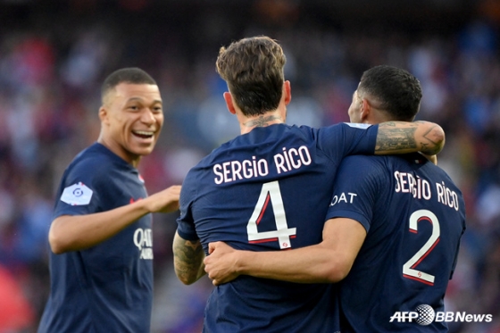 PSG 선수들. /AFPBBNews=뉴스1