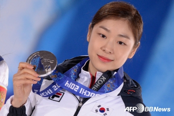 2014년 소치 올림픽 당시 김연아(왼쪽)./AFPBBNews=뉴스1