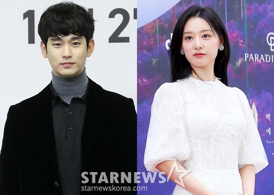 tvN 드라마 &#039;눈물의 여왕&#039;의 주연 김수현, 김지원./사진=김창현 기자 chmt@