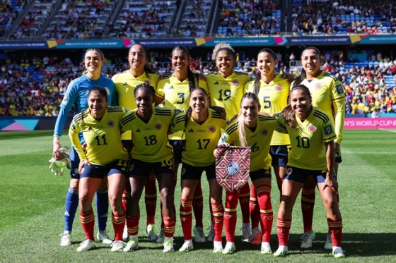 콜롬비아 여자 축구대표팀. /AFPBBNews=뉴스1