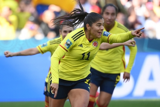 콜롬비아 여자 축구대표팀 공격수 우스메. /AFPBBNews=뉴스1