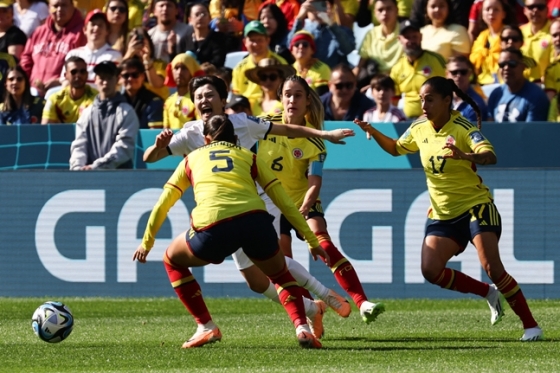 한국과 콜롬비아의 2023 FIFA 호주·뉴질랜드 여자 월드컵 조별리그 H조 1차전 경기 모습. /AFPBBNews=뉴스1