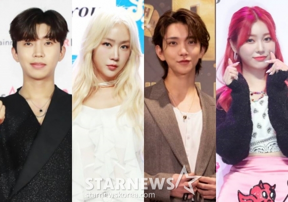 임영웅, 소유, 세븐틴 조슈아, 모모랜드 제인 /사진=스타뉴스