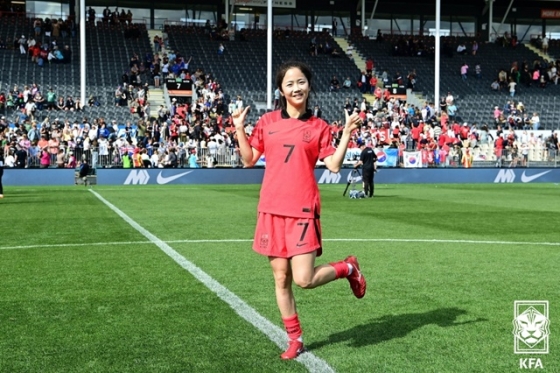 이민아. /사진=대한축구협회 제공