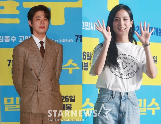 박정민(왼쪽), 지수/사진=스타뉴스
