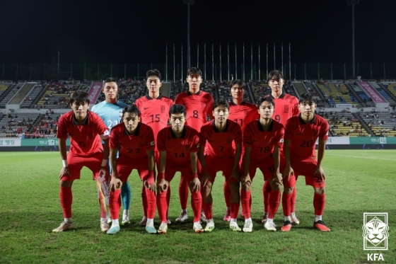 미얀마전 한국의 베스트11. /사진=대한축구협회 제공
