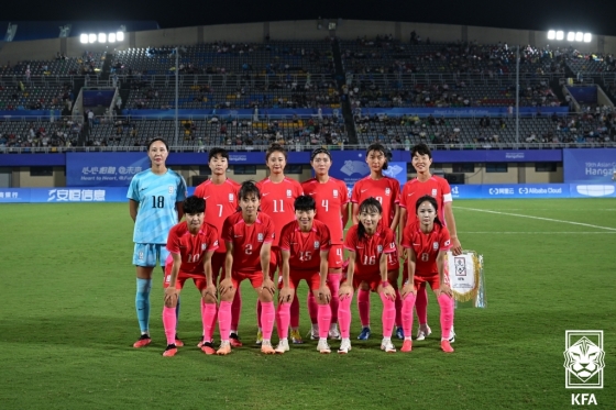 한국 여자 축구대표팀. /사진=대한축구협회