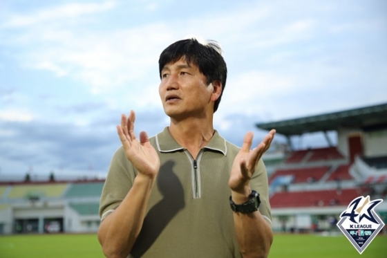 정정용 김천상무 감독. /사진=한국프로축구연맹 제공