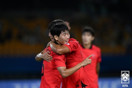 홍현석(왼쪽). /사진=대한축구협회 제공