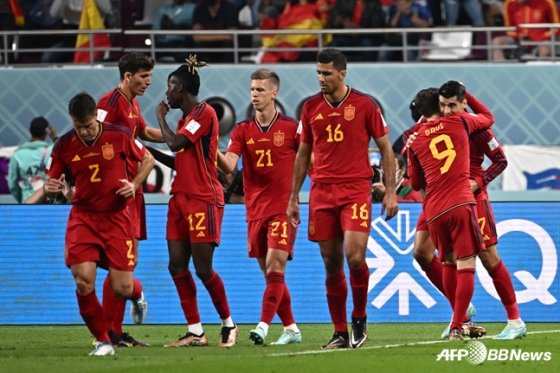 스페인 축구대표팀. /AFPBBNews=뉴스1