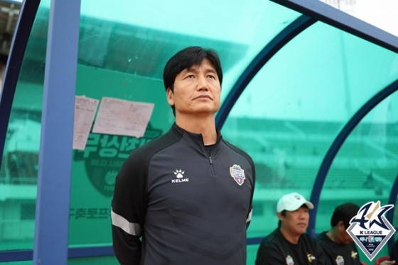 정정용 김천상무 감독. /사진=한국프로축구연맹 제공