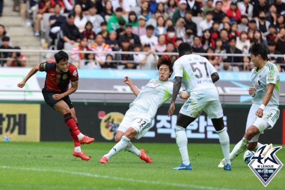 서울-전북 경기 모습. /사진=한국프로축구연맹