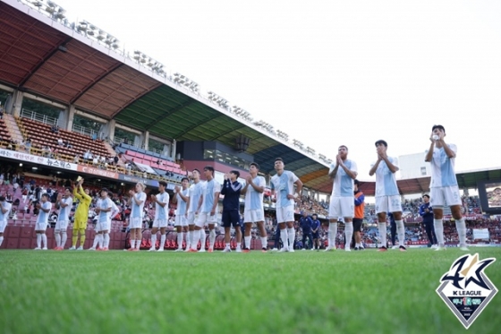 울산현대 선수단. /사진=한국프로축구연맹 제공